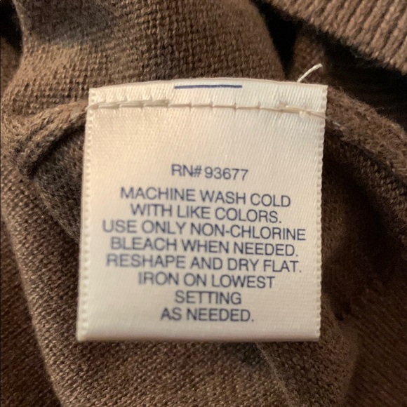 St. John's Bay Brown Crewneck Sweater - Picture 6 of 7